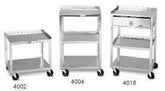 Mobile Cart- 2 Shelf MB-TD W/Drawer - Precision Lab Works